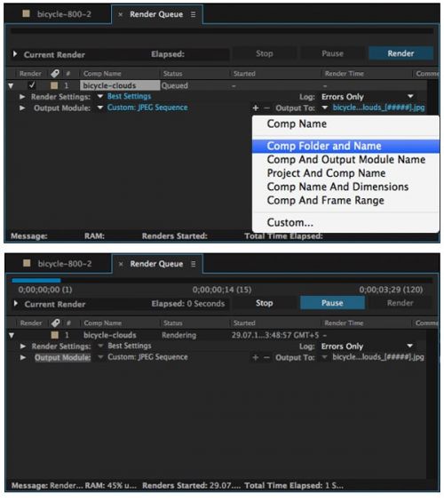 آموزش متحرک سازی دوچرخه در افترافکت